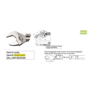 AH Adjustable Open End Head