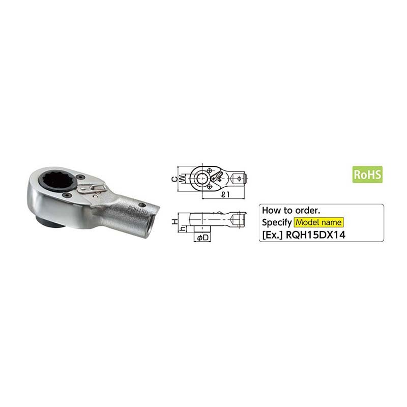 RQH Female Ratchet Head